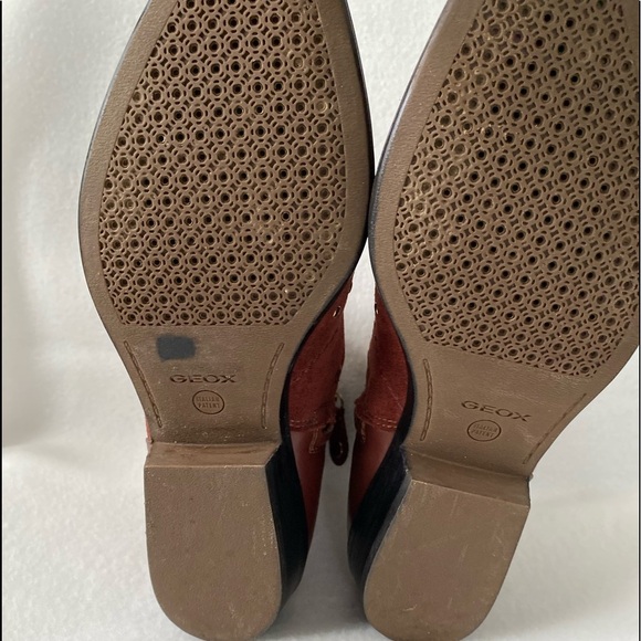 Geox Respira European Size 39 Suede Rust Bootie - Picture 14 of 16